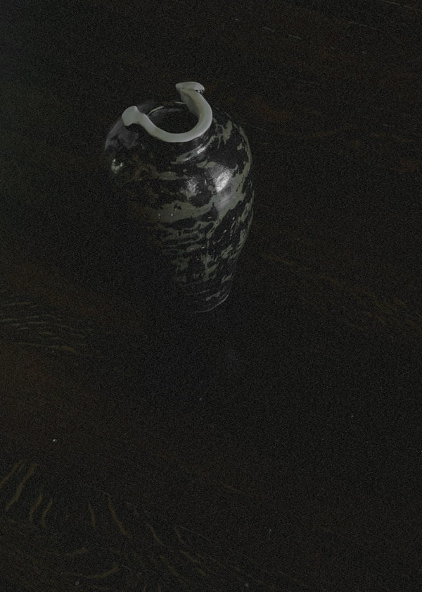 ceramic vase vessel mixed clay 