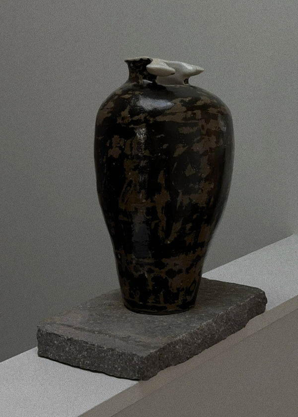 ceramic vase vessel mixed clay 