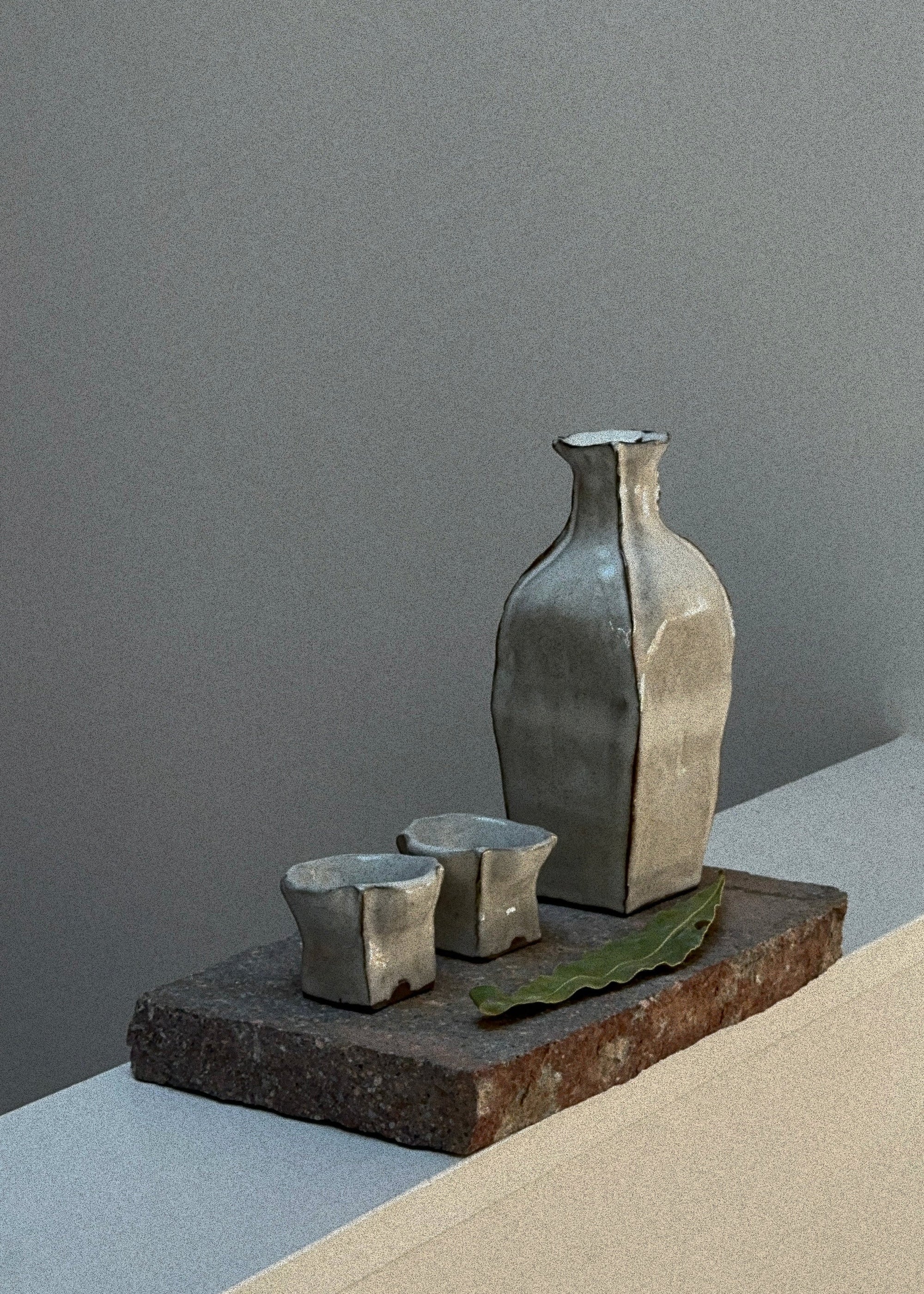 Winter Bloom Sake Set